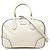 Borsa Satchel Gucci in vitello lucido bianco con diamanti