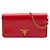 Clutch Prada Red Vitello Move con catena