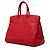 Hermès Red Clemence Birkin Retourne 35 - vista 2