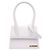 Jacquemus White Leather Le Chiquito Moyen