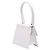 Jacquemus White Leather Le Chiquito Moyen - vista 2