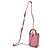 Bamboo Gucci Mini Bolsa de Couro de Bezerro Rosa com Alça de Bambu - vista 2