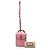 Bamboo Gucci Mini Bolsa de Couro de Bezerro Rosa com Alça de Bambu - vista 9