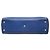 Borsa Satchel Peekaboo Iconic Fendi in pelle di vitello blu Medium - vista 3