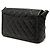 Chanel Black CC Quilted Lambskin Single Flap - vista 2