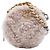 Clutch rotonda Chanel 19 in shearling rosa con catena
