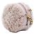 Clutch rotonda Chanel 19 in shearling rosa con catena - vista 2