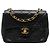 Chanel Black Mini Square Classic Lambskin Single Flap