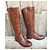 Frye Melissa Tall Leder-Reitstiefel Braun - Ansicht 2