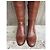 Frye Melissa Tall Leder-Reitstiefel Braun - Ansicht 4