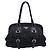 BORSA A MANO PRADA BOWLING BN1331 IN PELLE TESSUTO E NYLON PILESATO NERO