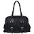 BORSA A MANO PRADA BOWLING BN1331 IN PELLE TESSUTO E NYLON PILESATO NERO - vista 2