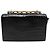 ALEXANDER MCQUEEN MINI JEWELLED KNUCKLE BORSA IN PELLE EFFETTO COCCO - vista 2