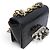 ALEXANDER MCQUEEN MINI JEWELLED KNUCKLE BORSA IN PELLE EFFETTO COCCO - vista 6