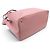NOVA BOLSA DE MÃO PRADA DOUBLE B2756T COURO SAFFIANO ROSE COM ALÇA - vista 5