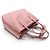 NOVA BOLSA DE MÃO PRADA DOUBLE B2756T COURO SAFFIANO ROSE COM ALÇA - vista 6
