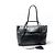 Hermès HERMES INITIAL MARTIN MARGIELA HANDTASCHE AUS SCHWAREM SWIFT-KALBSLEDER CABAS TOTE BAG