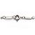 Tiffany & Co BRACCIALE TIFFANY OPEN HEART ELSA PERETTI ARGENTO MASSICCIO 925 E ORO ROSA 18K - vista 7