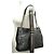 Yves Saint Laurent BORSA A MANO SAINT LAURENT NIKI SHOPPING BAG PELLE CHEVRON NERA LOGO YSL - vista 7