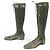 NUEVAS BOTAS DIOR NAUGHTILY-D 37 MALLA DE GANCHILLO 37 EN GAMUZA VERDE DEER BOOTS