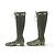NUEVAS BOTAS DIOR NAUGHTILY-D 37 MALLA DE GANCHILLO 37 EN GAMUZA VERDE DEER BOOTS - vista 2