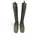 NUEVAS BOTAS DIOR NAUGHTILY-D 37 MALLA DE GANCHILLO 37 EN GAMUZA VERDE DEER BOOTS - vista 9