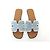 Hermès SCARPE HERMES MULES ORAN IN CANVAS DENIM BLU H241060Z 41 SANDALI SHOES - vista 6