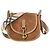 Borsa a tracolla Burberry Mini B Clip in camoscio marrone