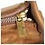 Borsa a tracolla Burberry Mini B Clip in camoscio marrone - vista 11