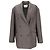 Autre Marque Blazer cruzado The Frankie Shop en poliéster marrón