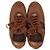 Sneakers Gucci Shift in camoscio e mesh marrone - vista 5
