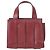 Borsa Max Mara Micro Whitney in pelle bordeaux