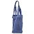 Borsa Tote Chloé Summer Banana in rafia blu navy - vista 4