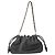 Borsa a pochette Loewe Flamenco Medium in pelle di vitello nappa nera
