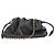 Borsa a pochette Loewe Flamenco Medium in pelle di vitello nappa nera - vista 2