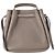 Borsa a secchiello Tory Burch Romy in pelle di vitello marrone - vista 4