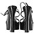 Sandali platform Sylvy di Giuseppe Zanotti in pelle verniciata nera - vista 4