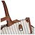 Brunello Cucinelli gestreifter Tote Bag aus grauem Canvas mit Lederbesatz - Ansicht 14