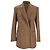 Blazer cruzado Max Mara Olimpia en pelo de camello marrón
