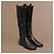 Chanel Botas altas de piel negra - vista 3