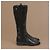 Chanel Botas altas de piel negra - vista 8