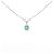 Autre Marque Collana in Smeraldo e Diamanti Pt900 Pt850