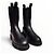 Autre Marque Copenhagen Studios Botas Chelsea de cuero negro - vista 15