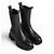Autre Marque Copenhagen Studios Botas Chelsea de cuero negro - vista 3