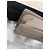 Borsa Chanel Boy Medium in Pelle Caviar Grigia - vista 8