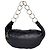 Borsa a tracolla Chanel in pelle nera