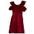 Maje Rotes Spitzenkleid mit Rüschen