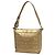 Borsa a tracolla Chanel in pelle dorata
