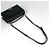 Borsa a tracolla Chanel in pelle nera - vista 5