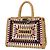 Borsa in rafia marrone Salvatore Ferragamo